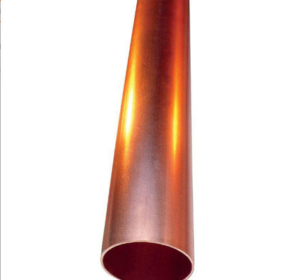 ASTM C11000 Copper Pipe Tube Straight Type For Refrigerator