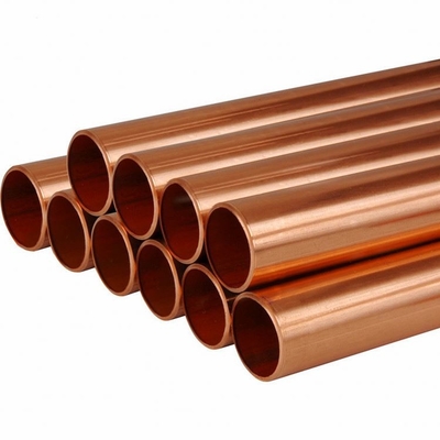 C12200 Copper Pipe Tube Bright Surface Round Shape For Air Conditioner